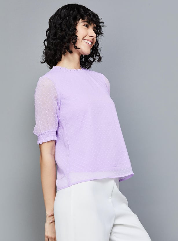 FAME FOREVER Women Textured Top