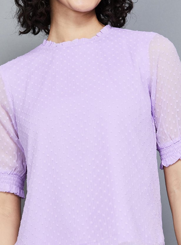 FAME FOREVER Women Textured Top