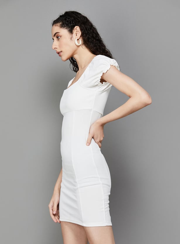 GINGER Women Solid Bodycon Dress