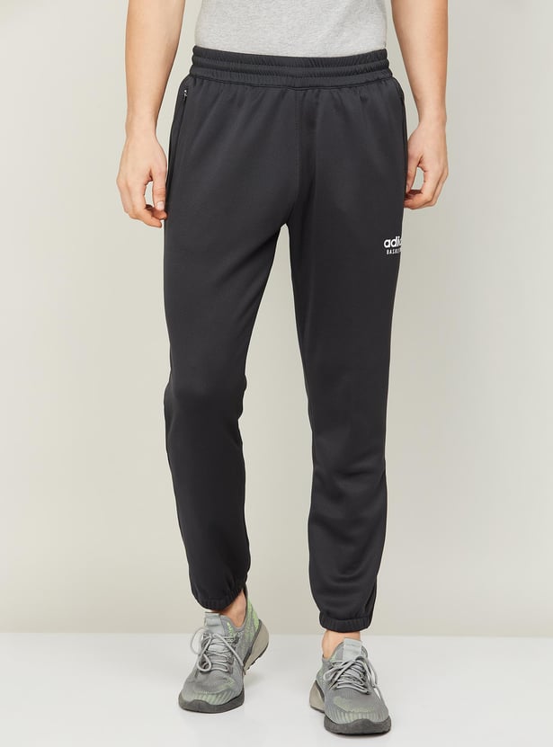 Buy ADIDAS Men Textured Ankle-Length Joggers from Adidas at just