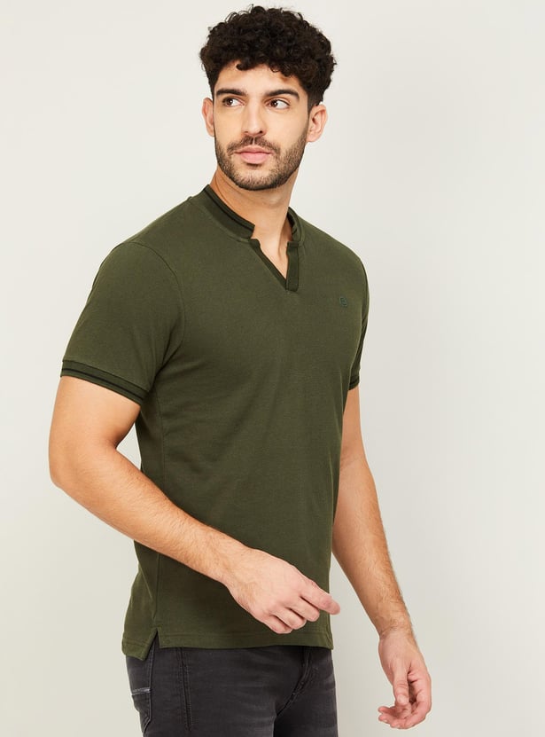 saferido Autumn Winter Stand Collar T Shirt Men Oversized Casual T-shirt Men Streetwear Korean Loose Long Sleeve T-shirt Mens Top M-3XL