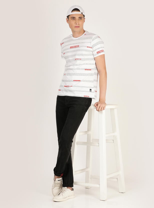 LEE Men Printed Crew Neck T-shirt