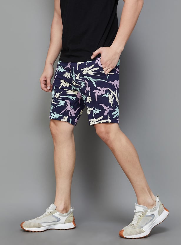 KAPPA Men Printed Regular Fit Shorts