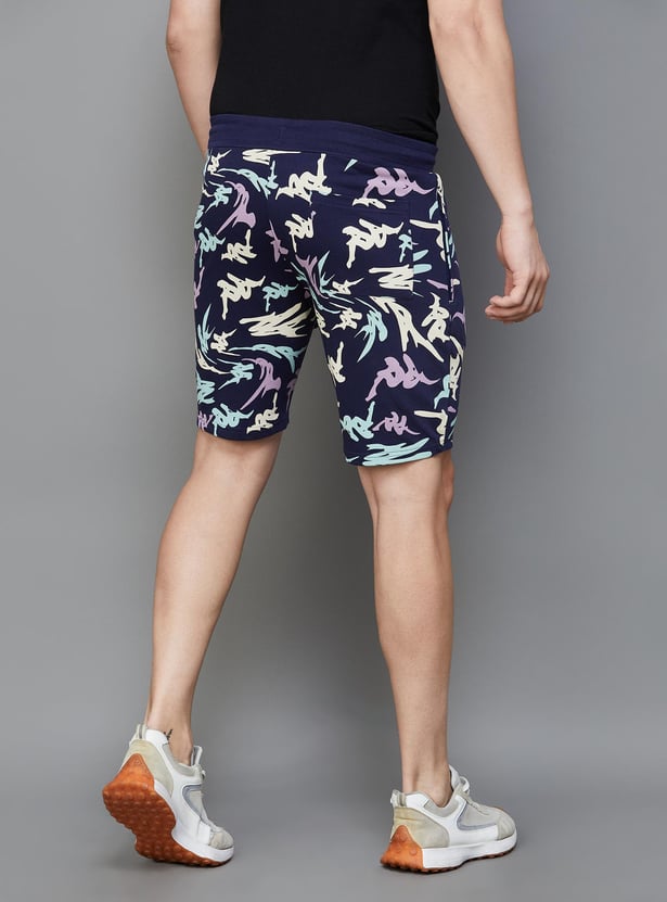 KAPPA Men Printed Regular Fit Shorts