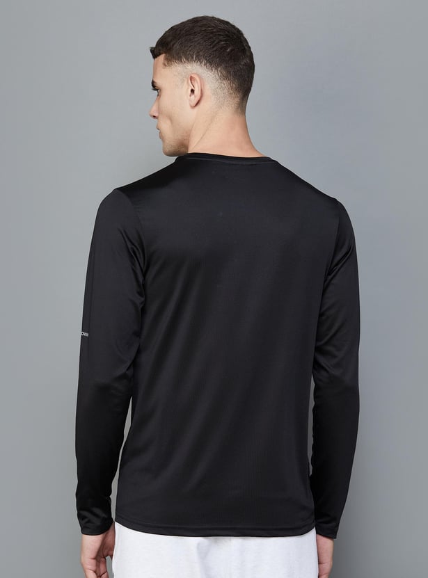 KAPPA Men Solid Crew Neck Sports T-shirt