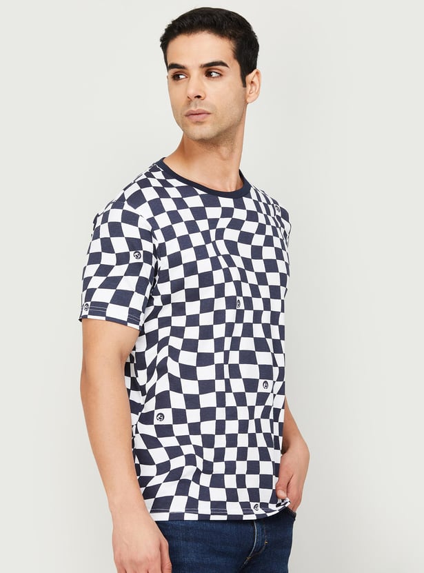 BOSSINI Men Printed Slim Fit T-shirt