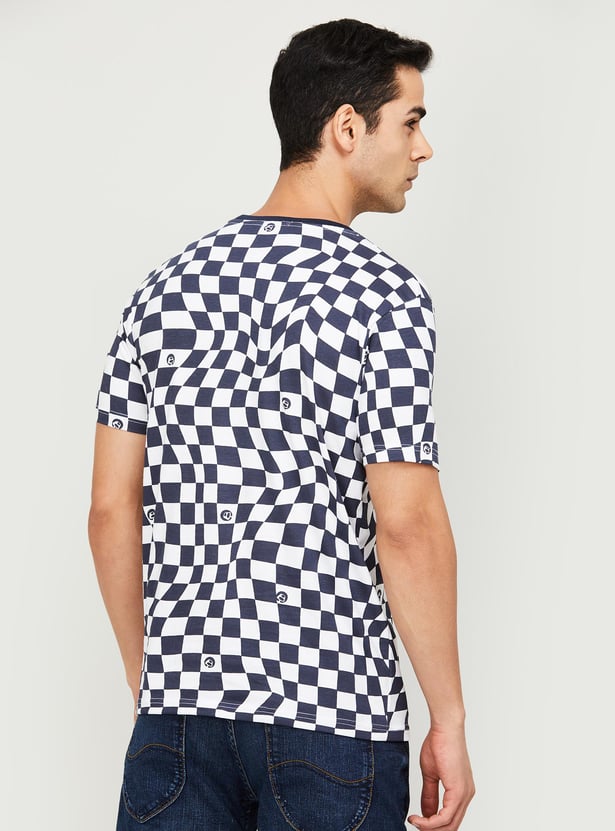 BOSSINI Men Printed Slim Fit T-shirt