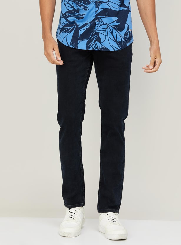 CELIO Men Solid Slim Tapered Jeans
