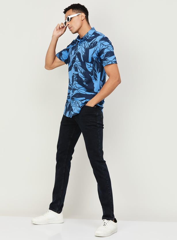 CELIO Men Solid Slim Tapered Jeans