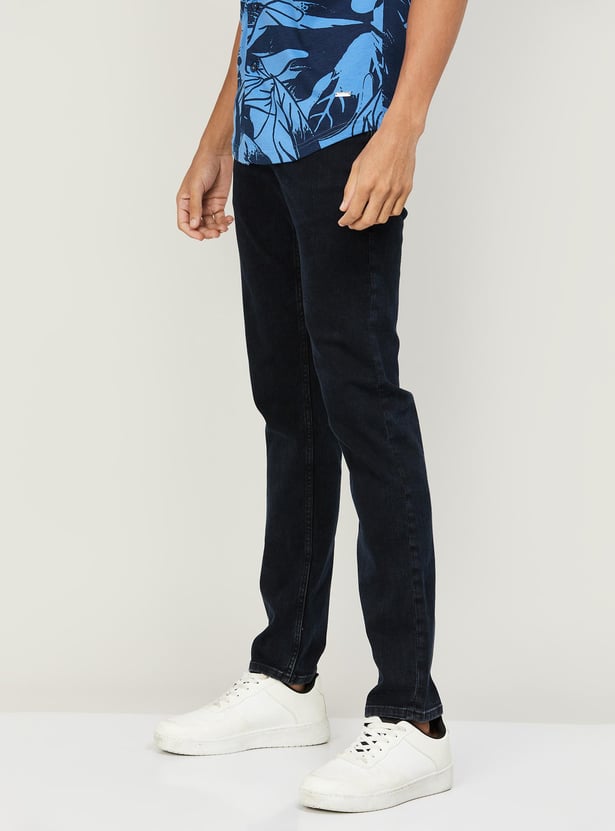 CELIO Men Solid Slim Tapered Jeans