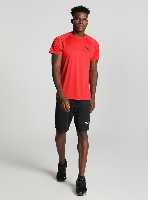 Buy PUMA Men Printed Regular Fit Athletic Shorts from PUMA at just