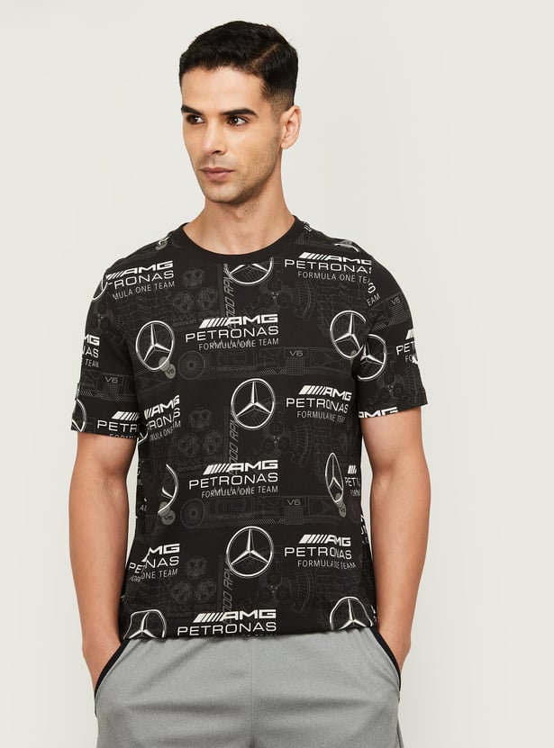 Buy PUMA Men Printed Mercedes AMG Petronas Sports T-shirt from
