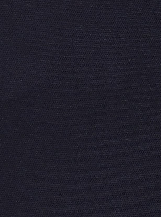 CODE Men Solid Slim Tapered Casual Trousers