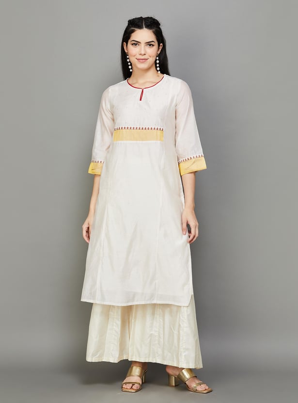 MELANGE Women Printed A-Line Kurta