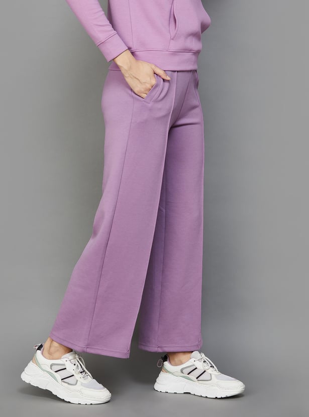 KAPPA Women Solid Regular Fit Pants