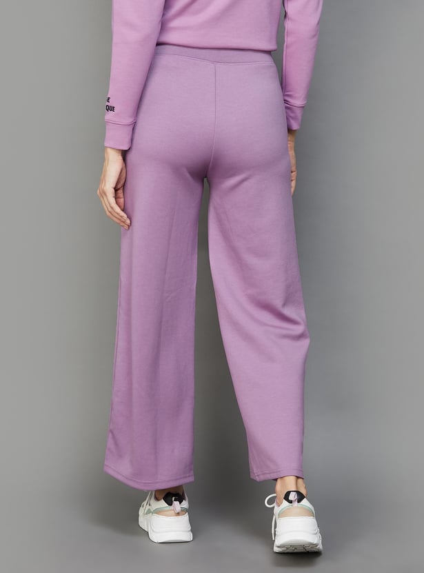 KAPPA Women Solid Regular Fit Pants