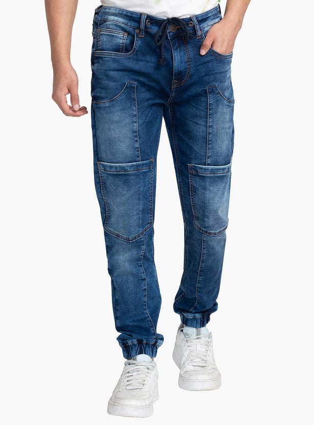Dnmx Jeans Joggers Buy BEING HUMAN Men Stonewashed
