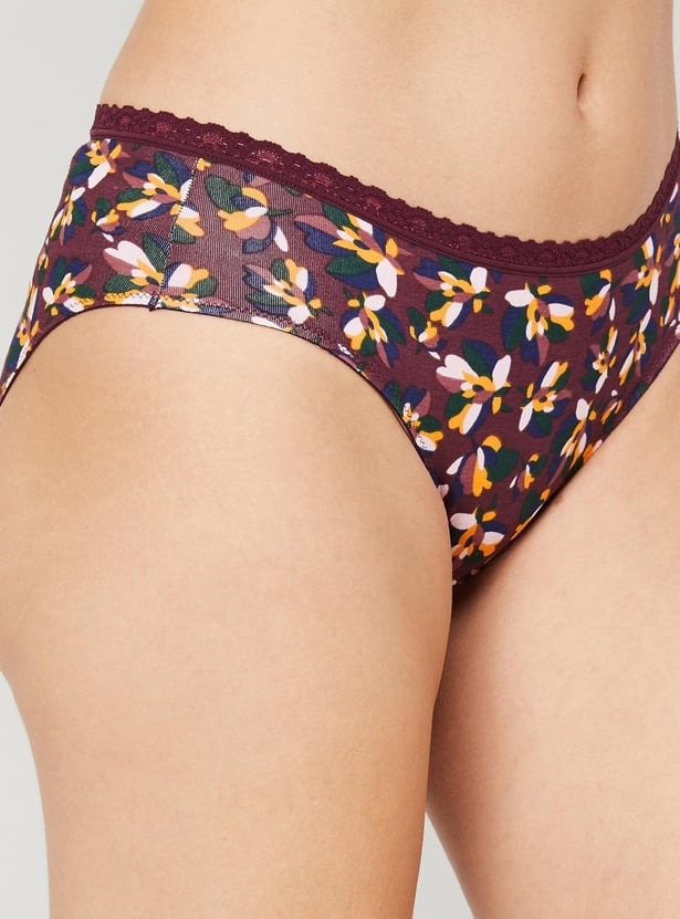 TRIUMPH Printed Hipster Panties - Pack of 3