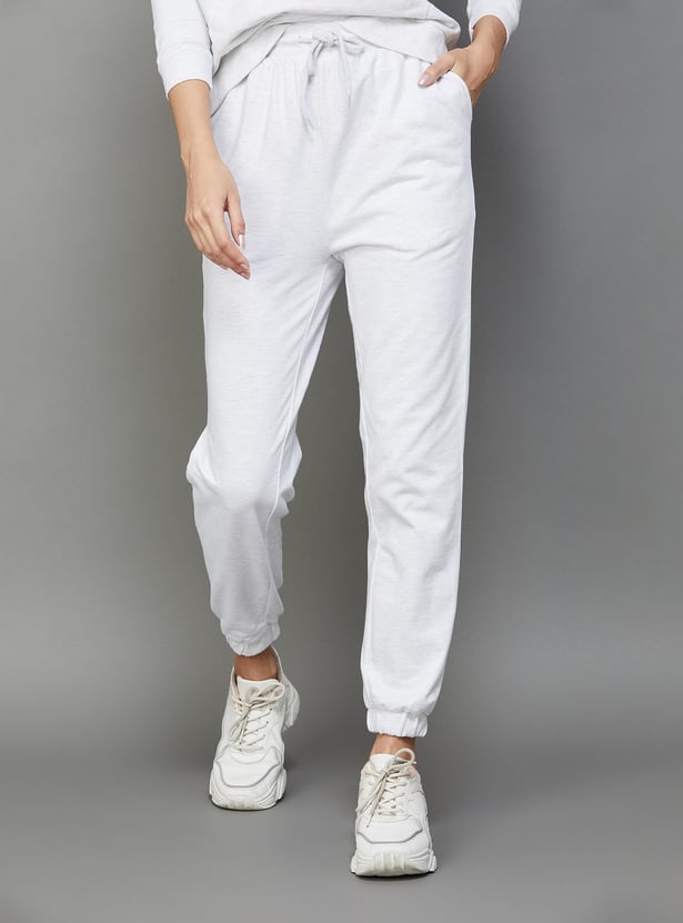 FAME FOREVER Women Solid Relaxed Fit Joggers