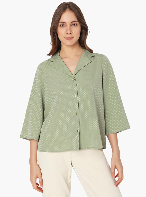 VERO MODA Women Printed Regular Fit Casual Shirt