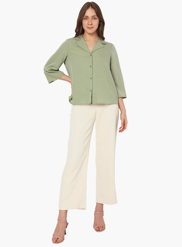 VERO MODA Women Printed Regular Fit Casual Shirt