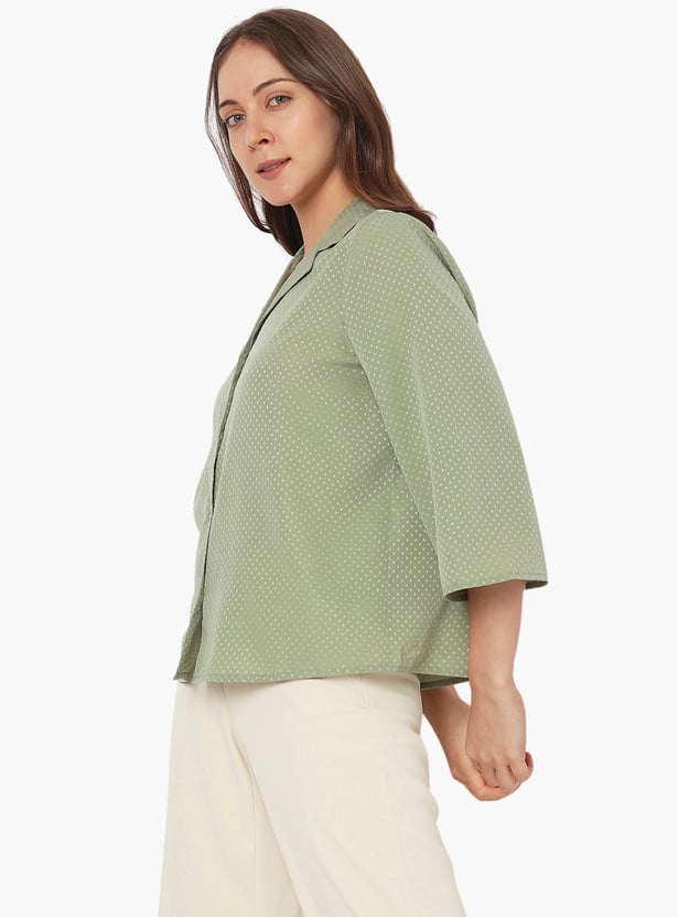 VERO MODA Women Printed Regular Fit Casual Shirt