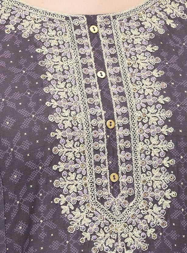 SPAN Women Printed A-Line Kurta