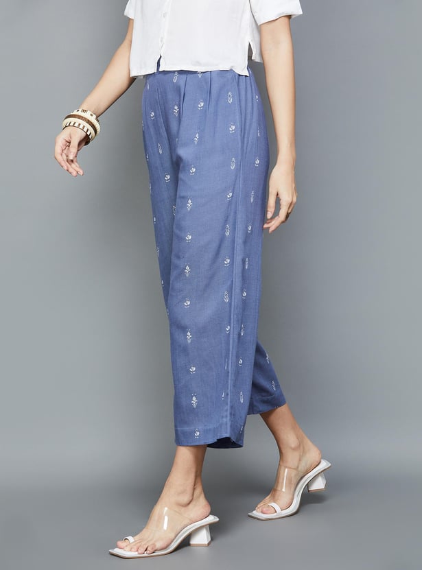 COLOUR ME Women Printed Palazzos