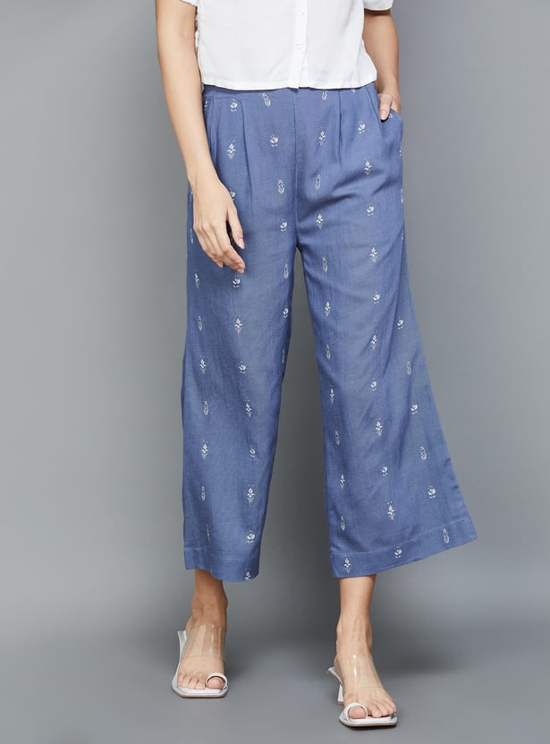 COLOUR ME Women Printed Palazzos