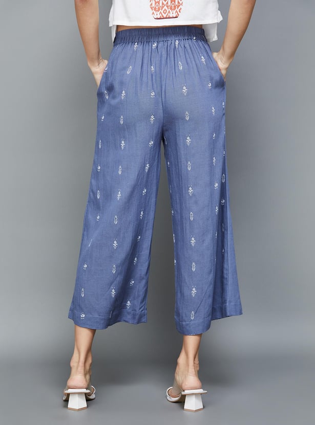 COLOUR ME Women Printed Palazzos