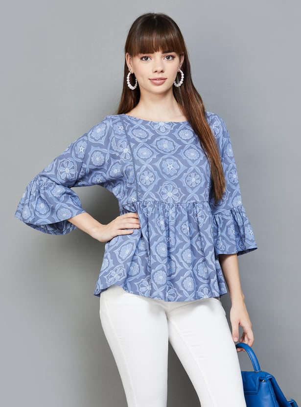 COLOUR ME Women Floral Printed Top