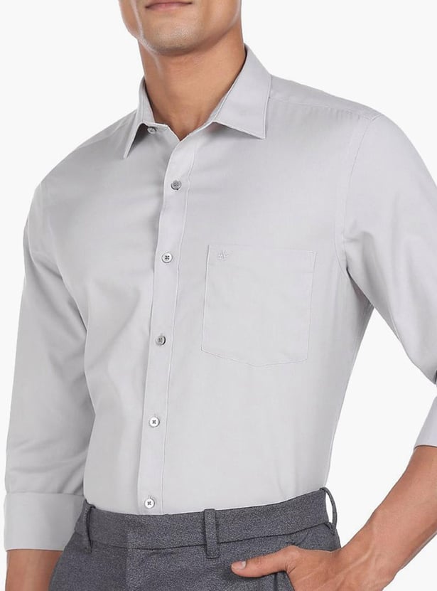 ARROW Men Solid Regular Fit Formal Shirt