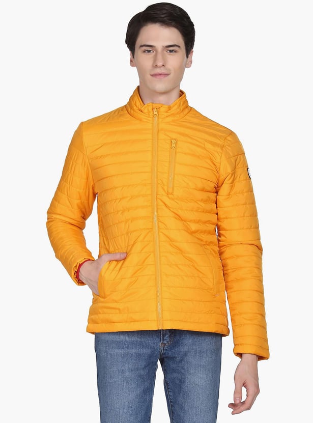 U.S. POLO ASSN. Men Solid Full Sleeves Puffer Jacket