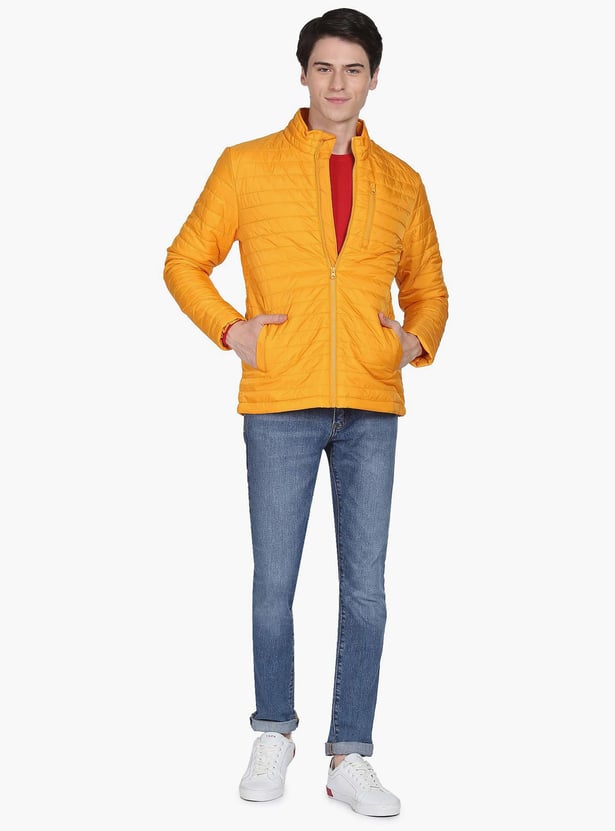 U.S. POLO ASSN. Men Solid Full Sleeves Puffer Jacket