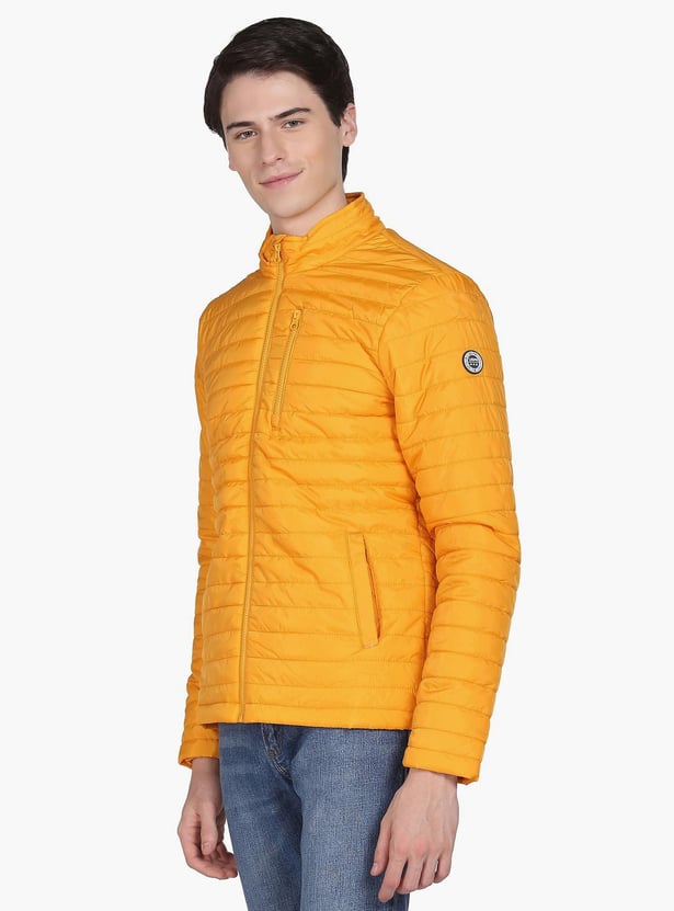 U.S. POLO ASSN. Men Solid Full Sleeves Puffer Jacket