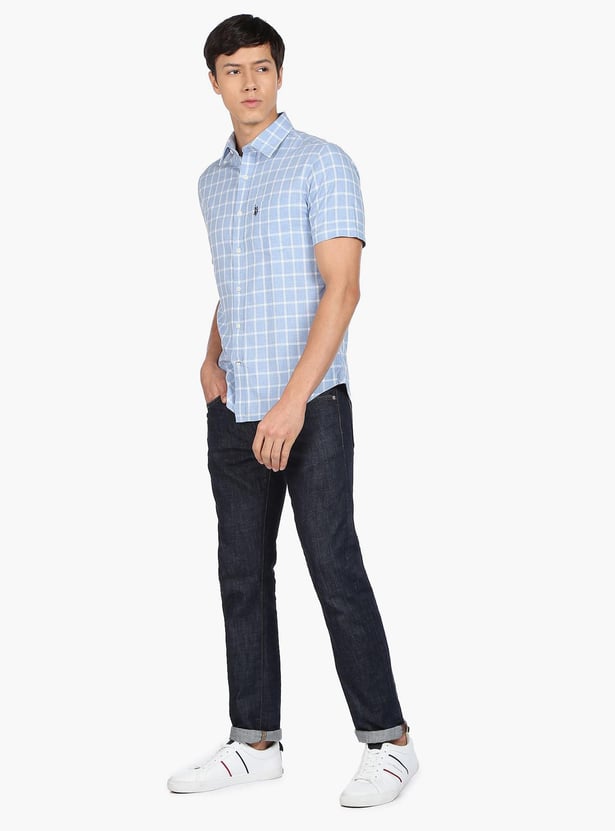 U.S. POLO ASSN. Men Checked Regular Fit Casual Shirt