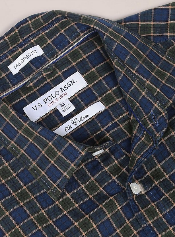 U.S. POLO ASSN. Men Checked Regular Fit Casual Shirt