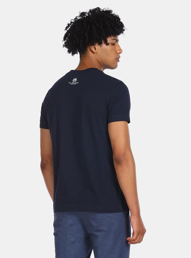 US POLO ASSN. Men Graphic Printed Regular Fit T-shirt