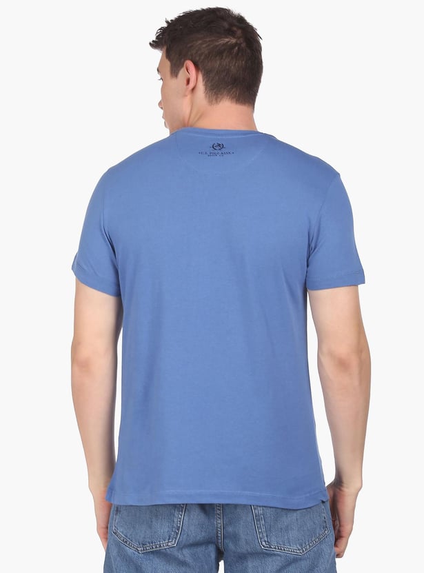 U.S. POLO ASSN. Men Graphic Printed Regular Fit T-Shirt