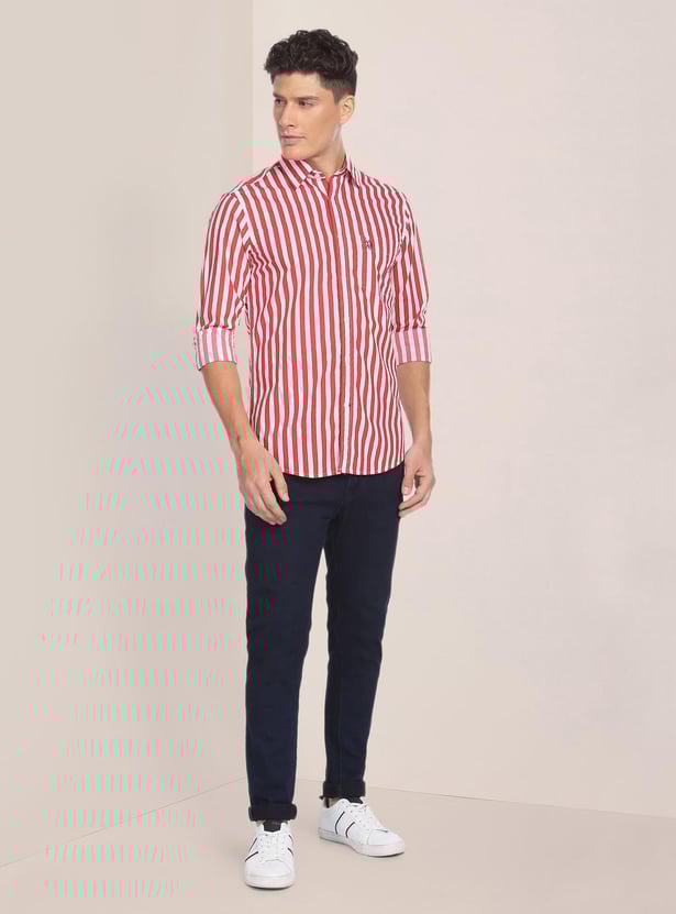 U.S. POLO ASSN. Men Striped Regular Fit Casual Shirt