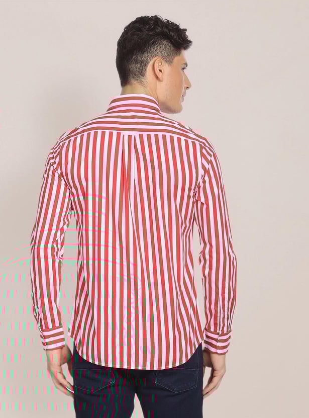 U.S. POLO ASSN. Men Striped Regular Fit Casual Shirt