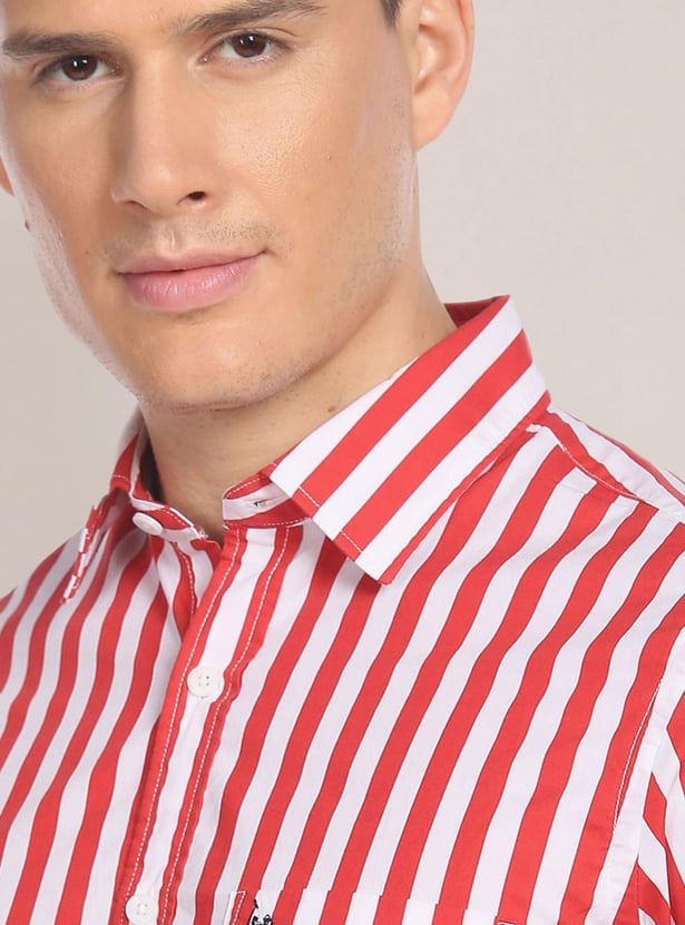 U.S. POLO ASSN. Men Striped Regular Fit Casual Shirt