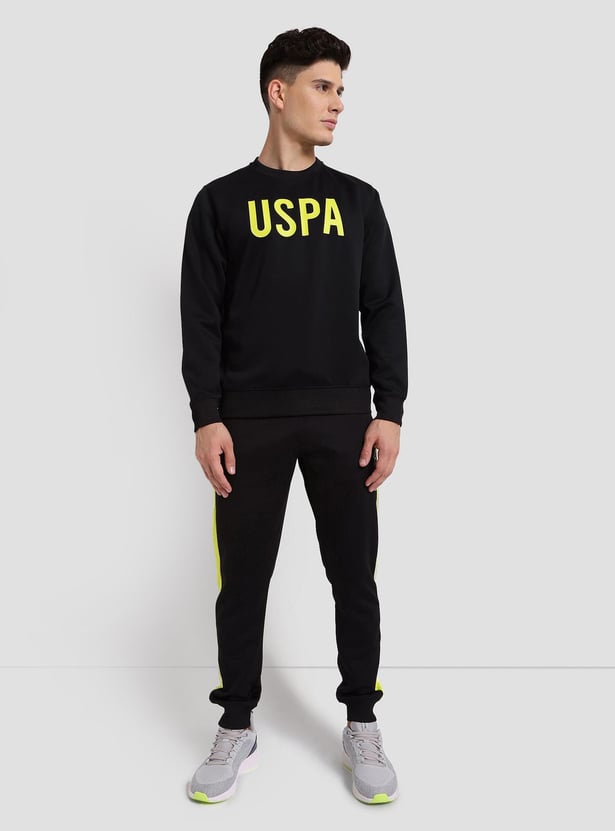 U.S. POLO ASSN. Men Printed Full Sleeves Sweatshirt
