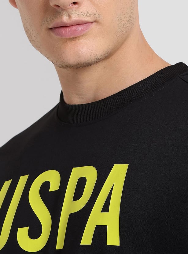 U.S. POLO ASSN. Men Printed Full Sleeves Sweatshirt