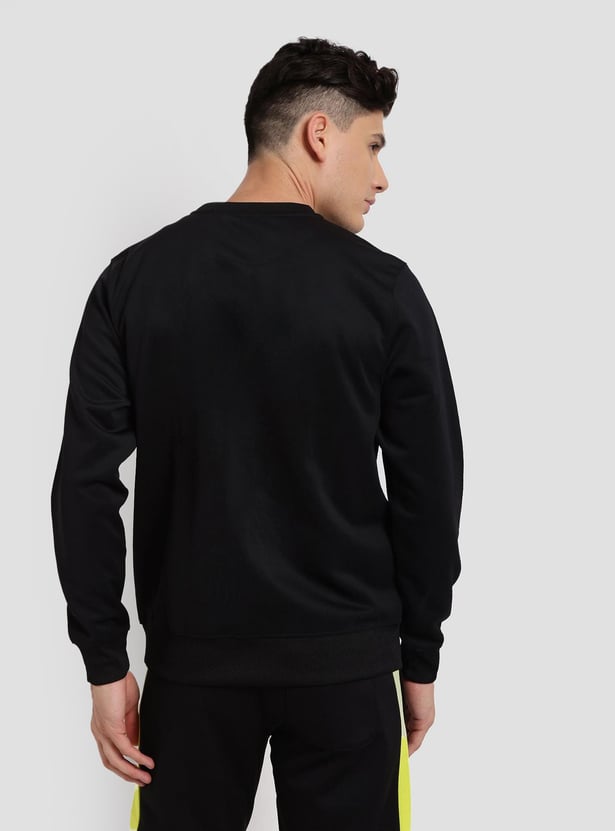 U.S. POLO ASSN. Men Printed Full Sleeves Sweatshirt