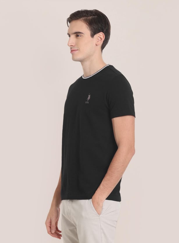 U.S.POLO ASSN. Men Solid Slim Fit T-shirt