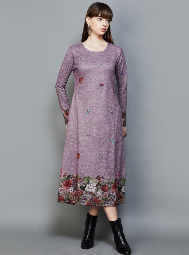 COLOUR ME Women Printed A-Line Dress