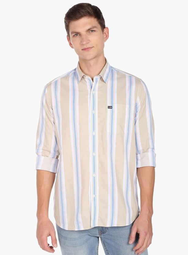 ARROW SPORT Men Full Sleeves Striped Shirt
