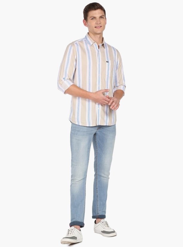 ARROW SPORT Men Full Sleeves Striped Shirt