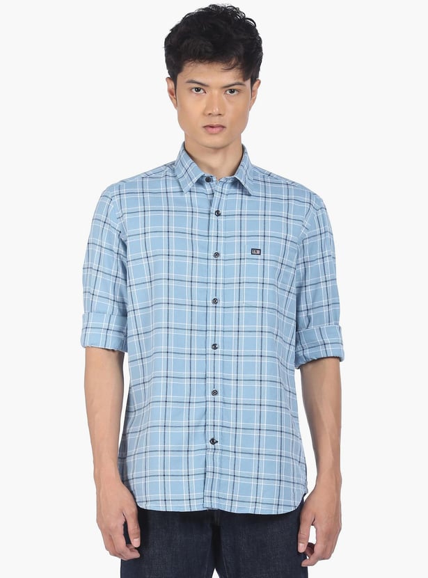 ARROW SPORT Men Checked Slim Fit Casual Shirt